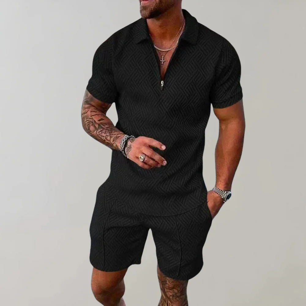 Set Estivo Due Pezzi da Uomo - Comfort Casual per le Giornate Estive - Image 6