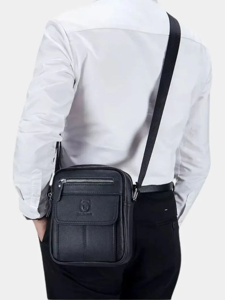 Simon | borsa messenger in pelle - Image 3