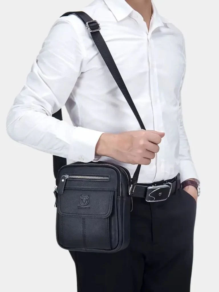 Simon | borsa messenger in pelle - Image 4