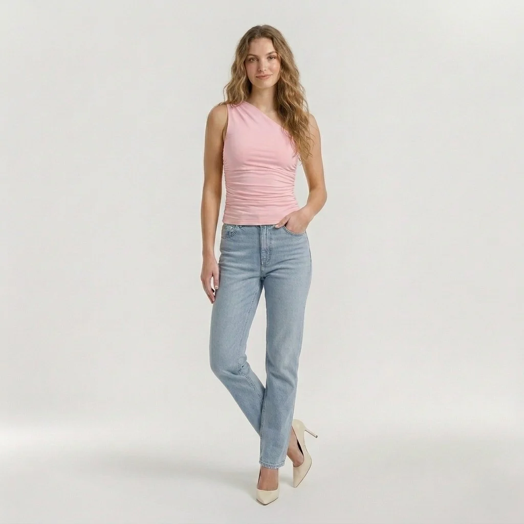 Top Canotta da Donna Slim Fit – Maglia Senza Maniche Basic Estiva - Image 5